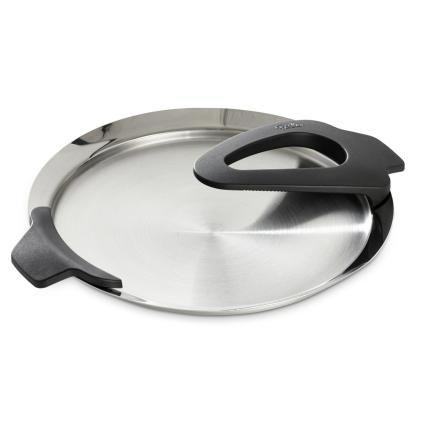 Couvercle de marmite INTENSA 24 cm, plat, métal, Fissler