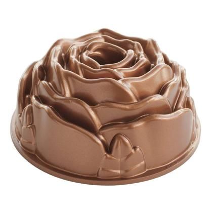 Moule à gâteau bundt, en forme de rose, cuivre, Nordic Ware