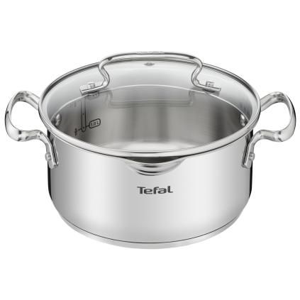 168842 kastrol duetto g7194455 20 cm 3 l s poklici tefal