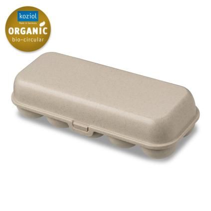 Boîte de rangement pour œufs EGGS TO GO 28 cm, pour 10 œufs, soleil du désert, Koziol