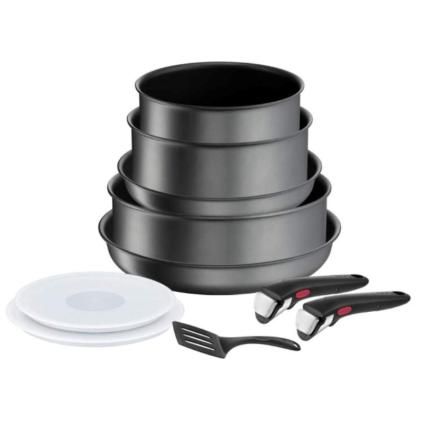 Batterie de cuisine INGENIO DAILY CHEF ON L7619302, 10 pièces, Tefal