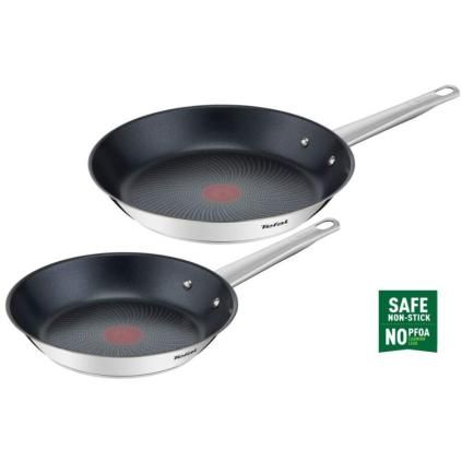 Ensemble de poêles COOK EAT, set de 2 pc, antiadhésif, Tefal