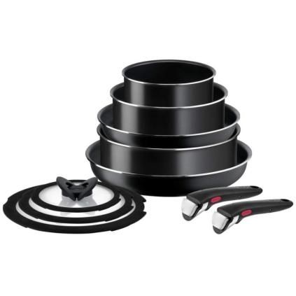 Batterie de cuisine INGENIO EASY ON L1599143, 10 pièces, Tefal