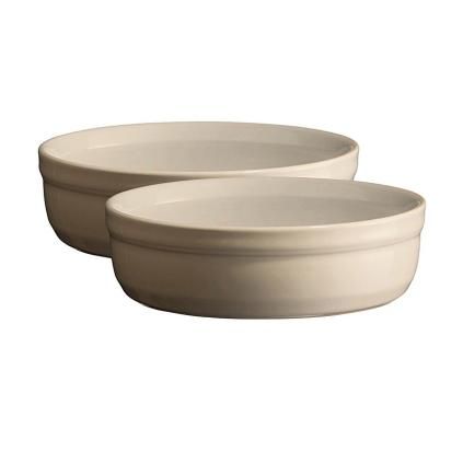 Plat à crème brûlée 12 cm, set de 2 pièces, crème, Emile Henry