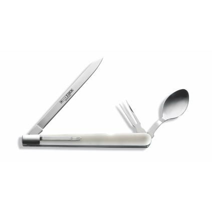 Couteau de poche 11 cm, avec fourchette et cuillère, F.Dick