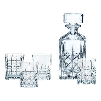 Set de verre et carafe à whisky HIGHLAND, 5 pièces, Nachtmann