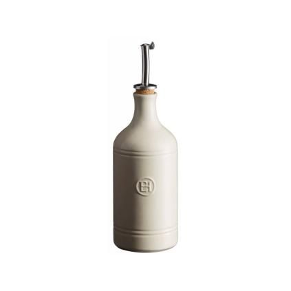 Bouteille d'huile 450 ml, crème, argile, Emile Henry