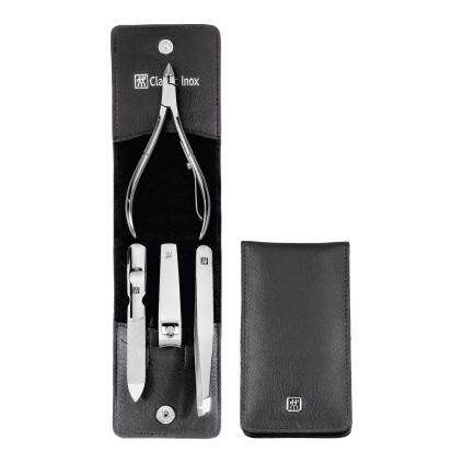Set de manucure CLASSIC INOX , 4 pièces, noir, Zwilling