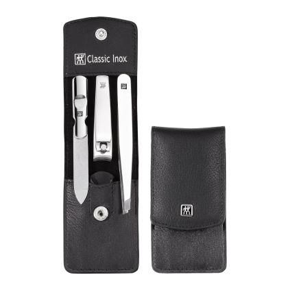 Set manucure CLASSIC INOX, 3 pièces, noir, Zwilling