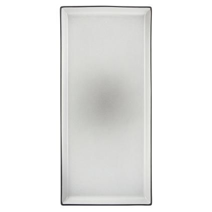 Plat de service EQUINOX 32,5 x 15 cm, poivre blanc, REVOL