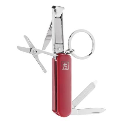 Couteau de poche CLASSIC INOX, rouge, Zwilling