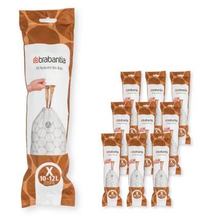 Sac poubelle X PERFECTFIT 10-12 l, 200 pc, Brabantia