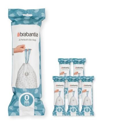 Sac poubelle O PERFECTFIT 30 l, 120 pc, Brabantia