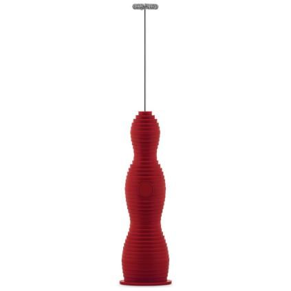 Mousseur à lait PULCINA, rouge, Alessi