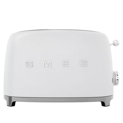 Grille-pain TSF01WHMEU, 2 tranches, blanc mat, Smeg