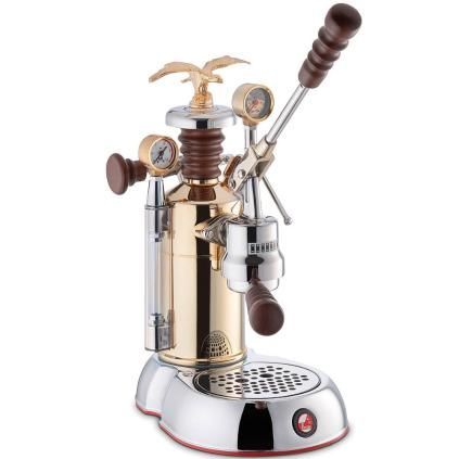Machine à café à levier ESPERTO COMPETENTE, or, La Pavoni