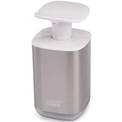 Distributeur de savon PRESTO 70532 350 ml, argent, Joseph Joseph