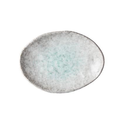 Plat de service AQUA SPLASH 20 x 14 cm, bleu, MIJ