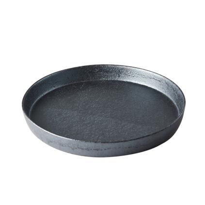 Assiette CRAFT 26 cm, bords hauts, noir, MIJ