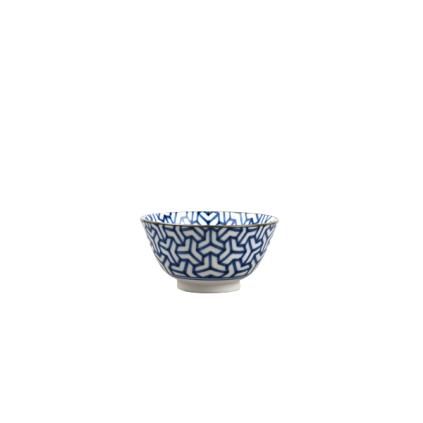 Bol de service INDIGO IKAT HERRINGBONE 13 cm, 350 ml, MIJ