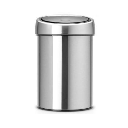 Poubelle à couvercle tactile TOUCH BIN 3 l, acier mat, Brabantia