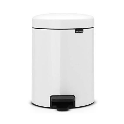 Poubelle à pédale NEWICON 5 l, blanc, Brabantia