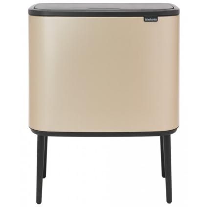 Poubelle à couvercle tactile TOUCH BIN 36 l, champagne, Brabantia