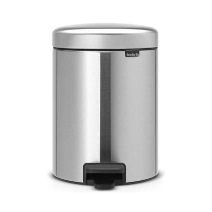 Poubelle à pédale NEWICON 5 l, acier mat, Brabantia