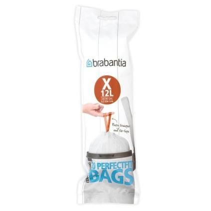Sac poubelle X PERFECTFIT 10-12 l, 20 pc, Brabantia