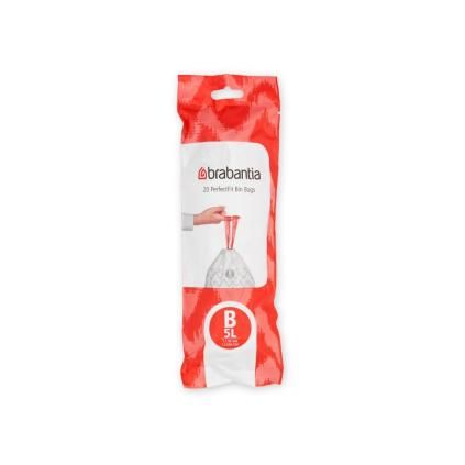 Sac poubelle B PerfectFit 5 l, 20 pc, Brabantia