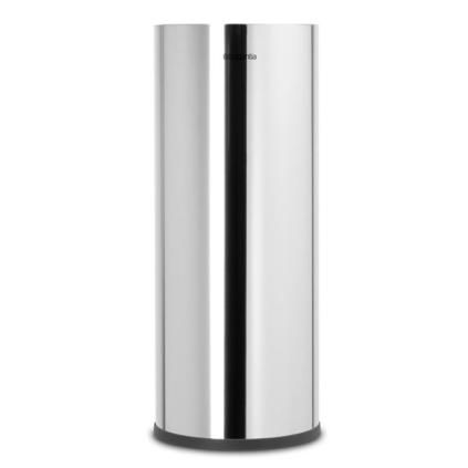 Porte papier toilette supplémentaire, acier brillant, Brabantia