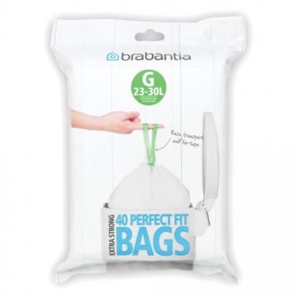 Sac poubelle G PERFECTFIT 23-30 l, 40 pc, Brabantia