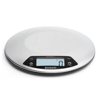 Balance de cuisine digitale, rond, Brabantia