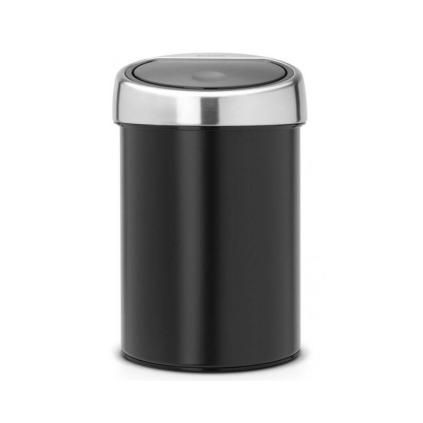 Poubelle à couvercle tactile TOUCH BIN 3 l, noir, Brabantia