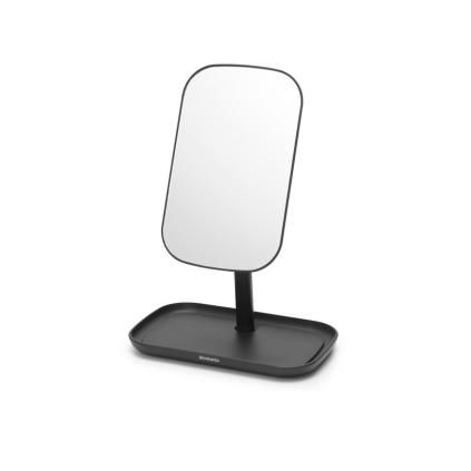 Miroir de table 28 cm, avec plateau, gris, Brabantia