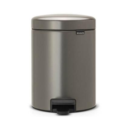 Poubelle à pédale NEWICON 5 l, platine, Brabantia