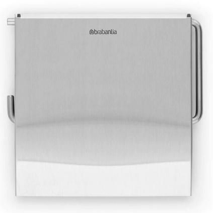 Dérouleur de papier toilette, acier mat, Brabantia