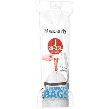 Sac poubelle J PERFECTFIT 23 l, 20 pc, Brabantia