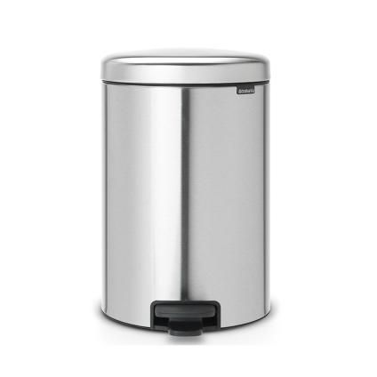 Poubelle à pédale NEWICON 20 l, acier mat, Brabantia