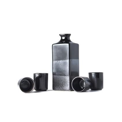 Set à sake GUNMETAL, 5 pièces, MIJ