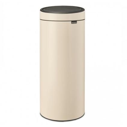 Poubelle à couvercle tactile TOUCH BIN NEW 30 l, beige, Brabantia