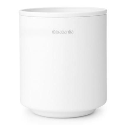 Verre porte brosse à dent MINDSET, blanc minéral, Brabantia