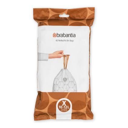Sac poubelle X PERFECTFIT 10-12 l, 40 pc, Brabantia