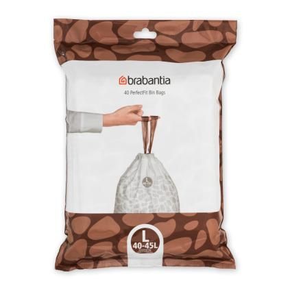Sac poubelle L PERFECTFIT 40-45 l, 40 pc, Brabantia