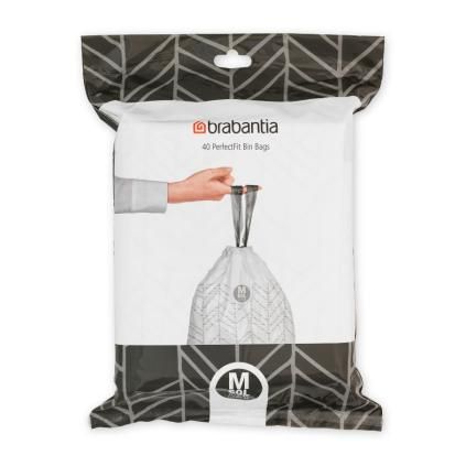 Sac poubelle M PERFECTFIT 60 l, 40 pc, Brabantia