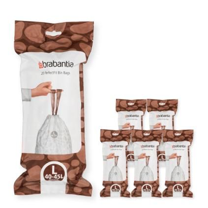 Sac poubelle L PERFECTFIT 40-45 l, 120 pc, Brabantia