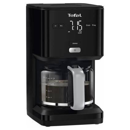 Machine à café filtre SMART'N'LIGHT CM600810, noir, Tefal