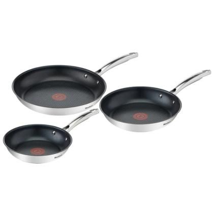 Ensemble de poêles DUETTO+, set de 3 pc, antiadhésif, Tefal