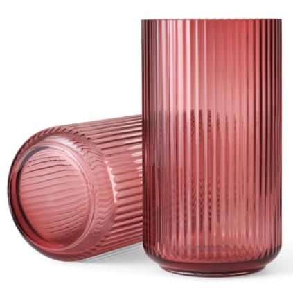 Vase 20 cm, bordeaux, Lyngby