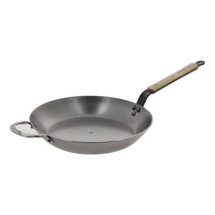 Poêle à frire MINERAL B 32 cm, manche en bois, de Buyer